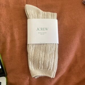 J Crew Glitter Novelty Sock
